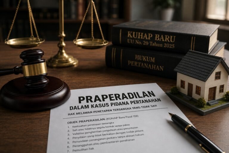 Praperadilan dalam Kasus Pidana Pertanahan